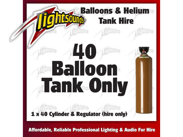 40 Helium Tank