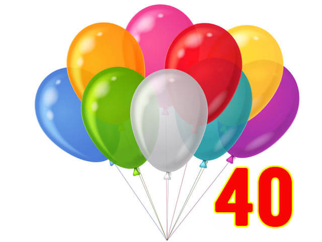 40 Balloons Pack