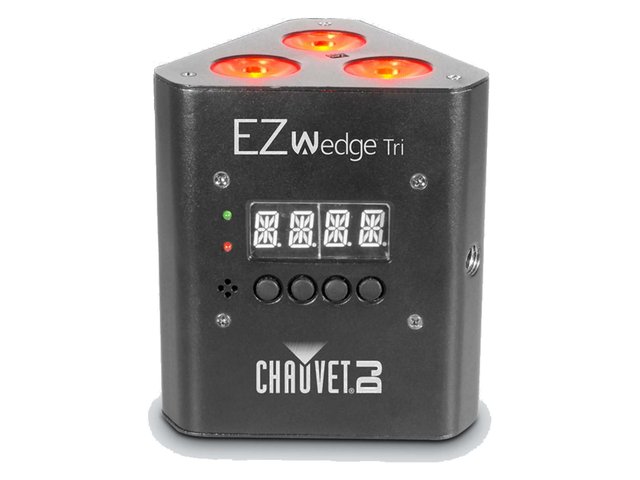 Chauvet Battery Powered EZWedge Tri RGB LED Up Light
