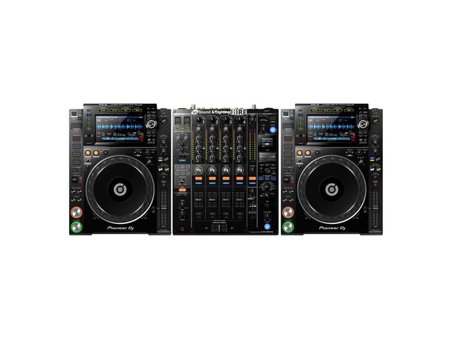 Pioneer DJ System 2x CDJ2000NXS2 + DJM900NXS2