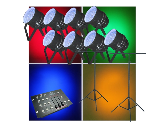 Large LED Parcan Pack