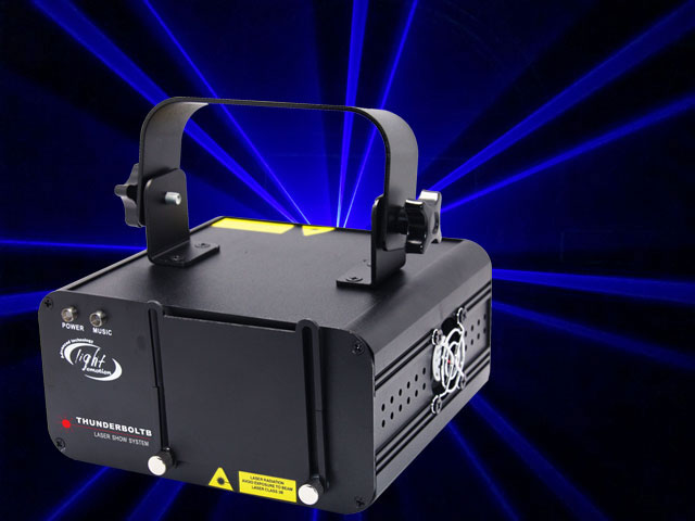 400mW single blue scanned beam effect laser